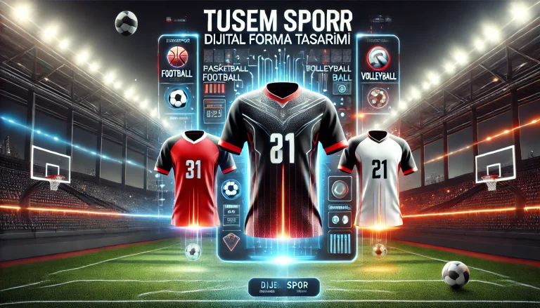 TUSEMSPOR Dijital Forma Tasarımı – Yapay Zeka ile Özel Forma ve Logo Tasarımı