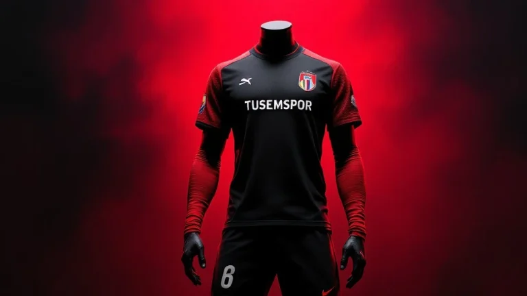TUSEMSPOR siyah kırmızı forma kombinasyonu
