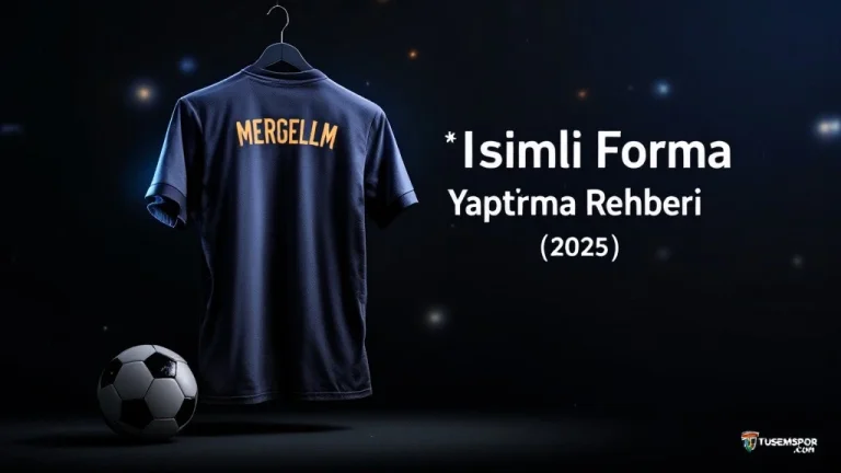 Sırtında isim yazılı özel tasarım forma, kişiselleştirilmiş spor kıyafeti.