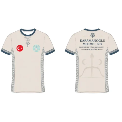 Karamanoğlu Mehmet Bey Geleneksel Türk Okçuluğu Spor Kulübü forma tasarımı